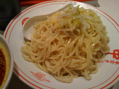 冷やし味噌ラーメンの麺